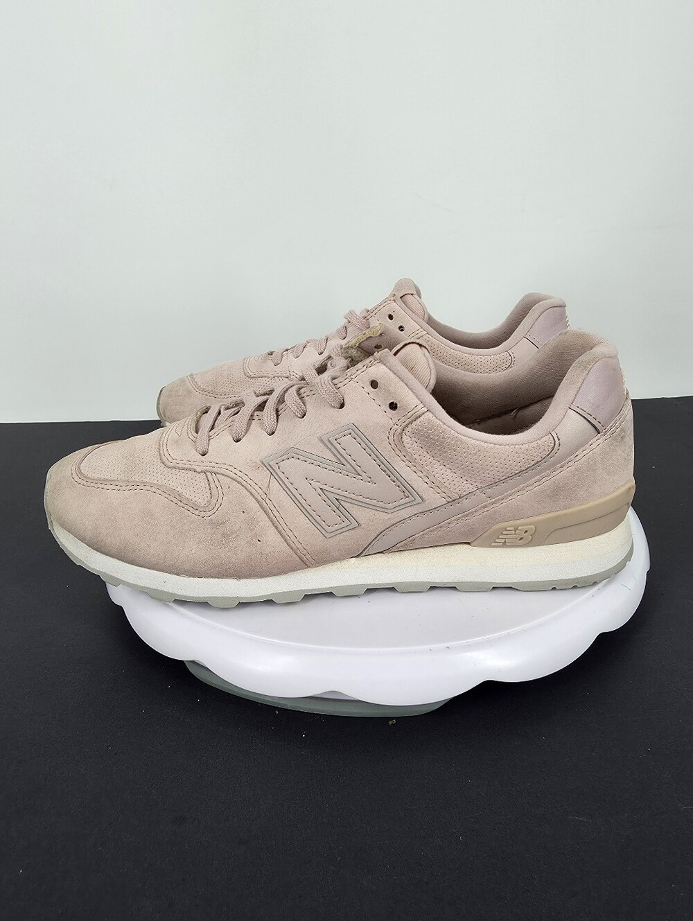 New Balance 696 Faded Rose Pink Suede Sneakers Women Size 9 Shoes WL696WPP